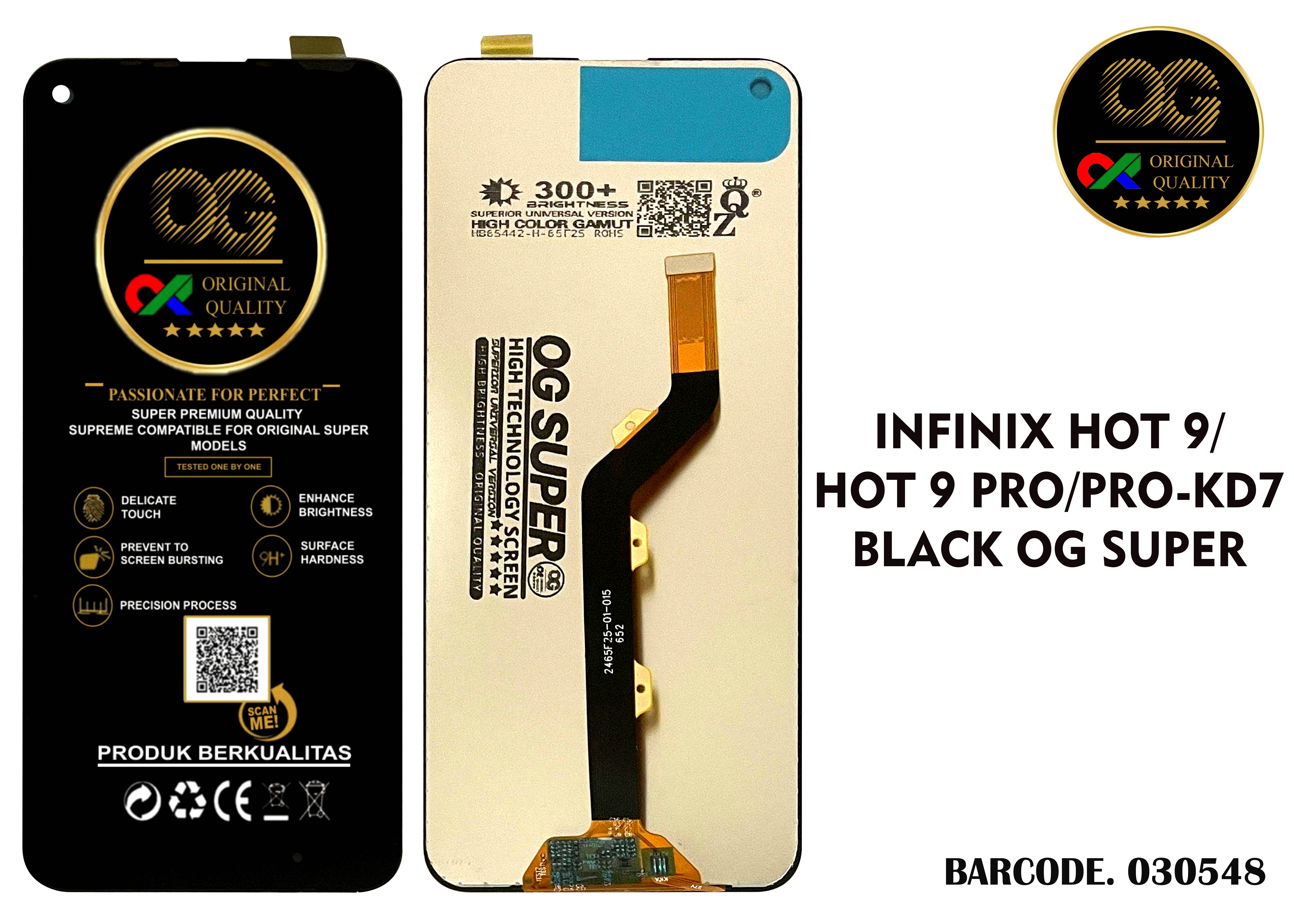 LCD Infinix Hot 9 / 9 Pro / Spark 5 / 5 Pro / X655 Note 7 Lite X656 OG Super
