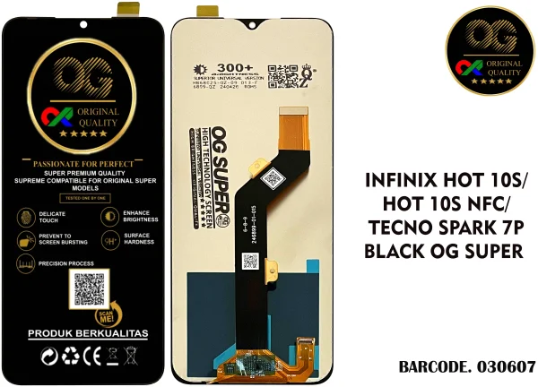 LCD Infinix Hot 10S X689 10T Smart 6+ Vision 3+ Spark 7P OG Super