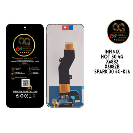 LCD Infinix Hot 50 4G X6882 / Spark 30 4G OG Super