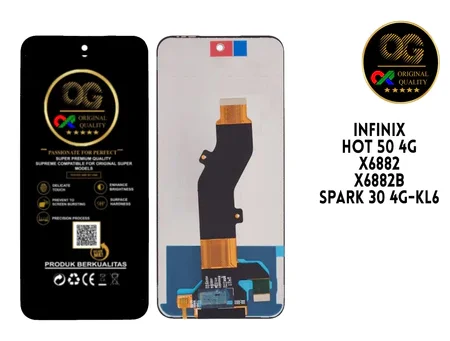 LCD Infinix Hot 50 4G X6882 / Spark 30 4G OG Super