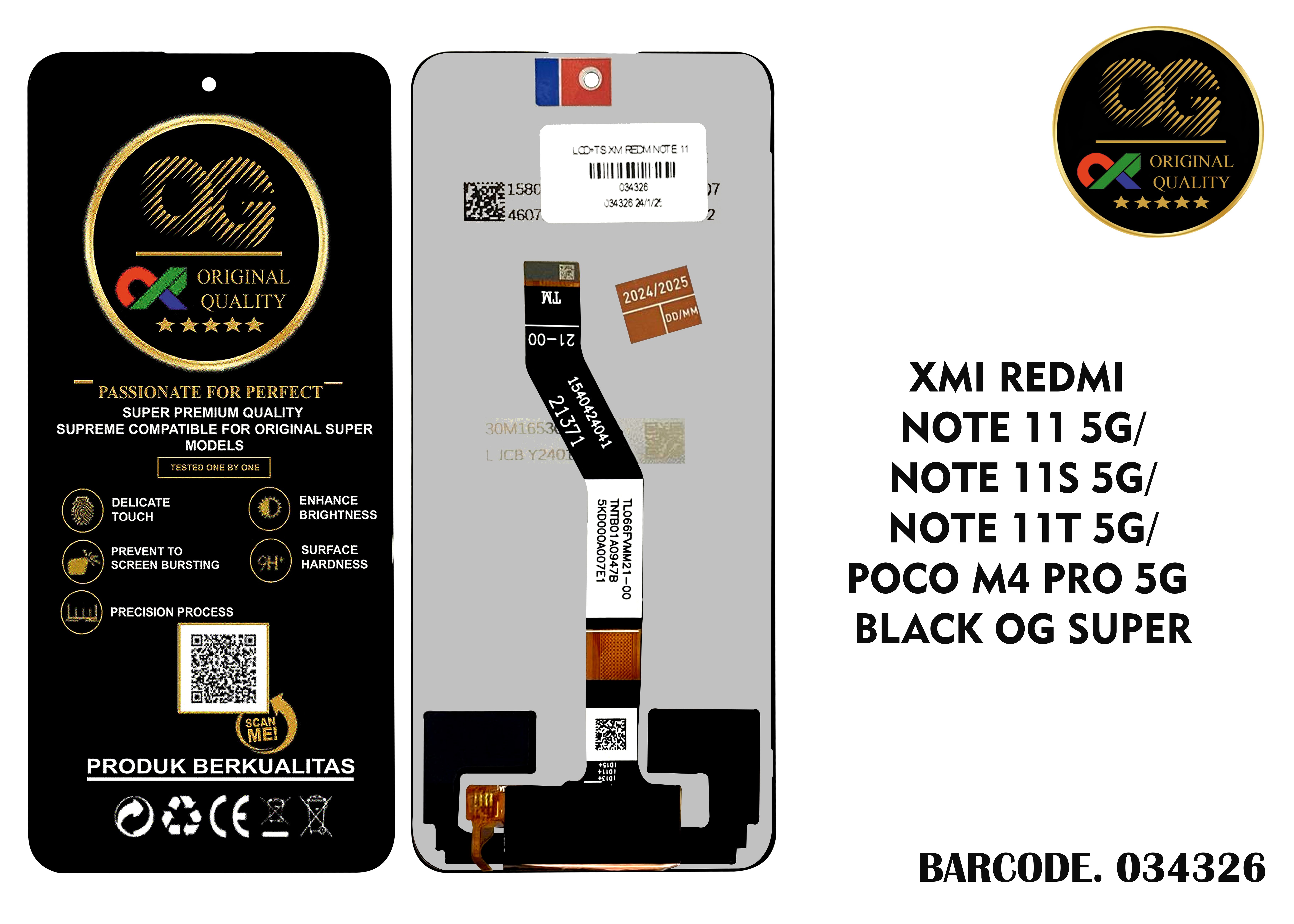 LCD Xiaomi Redmi Note 11 5G / Note 11S 5G / Note 11T 5G / Poco M4 Pro 5G OG Super