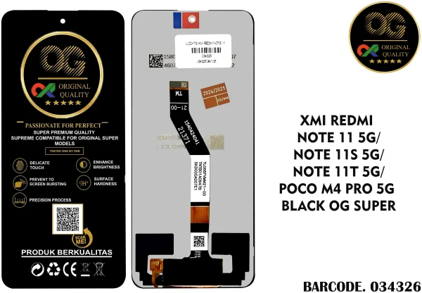 LCD Xiaomi Redmi Note 11 5G / Note 11S 5G / Note 11T 5G / Poco M4 Pro 5G OG Super