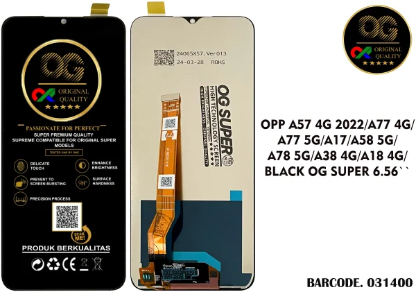 LCD Oppo A17 / A17K / A18 / A38 / A77S / A57 2022 / A77 2022 OG Super