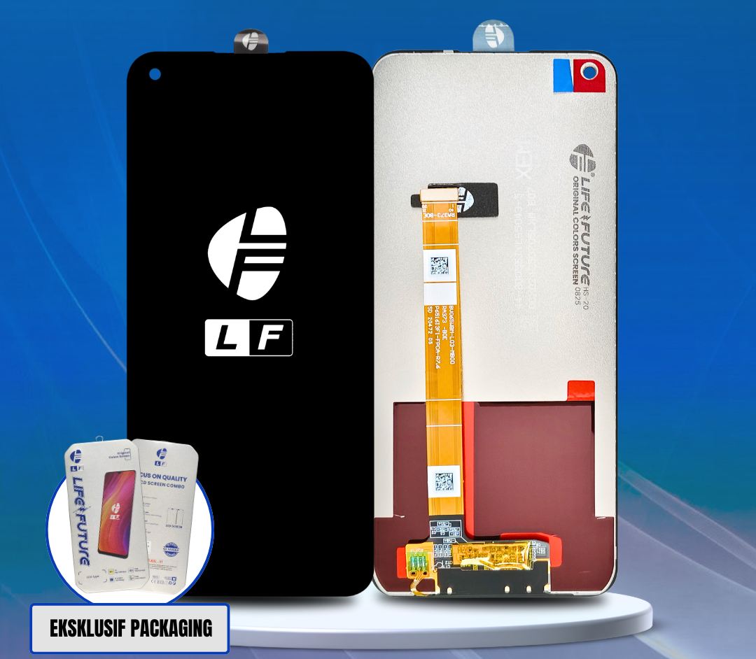 LCD Oppo A32 / A53 / A53S / A33 2020 / Realme 7I / Realme C17 LF Silver
