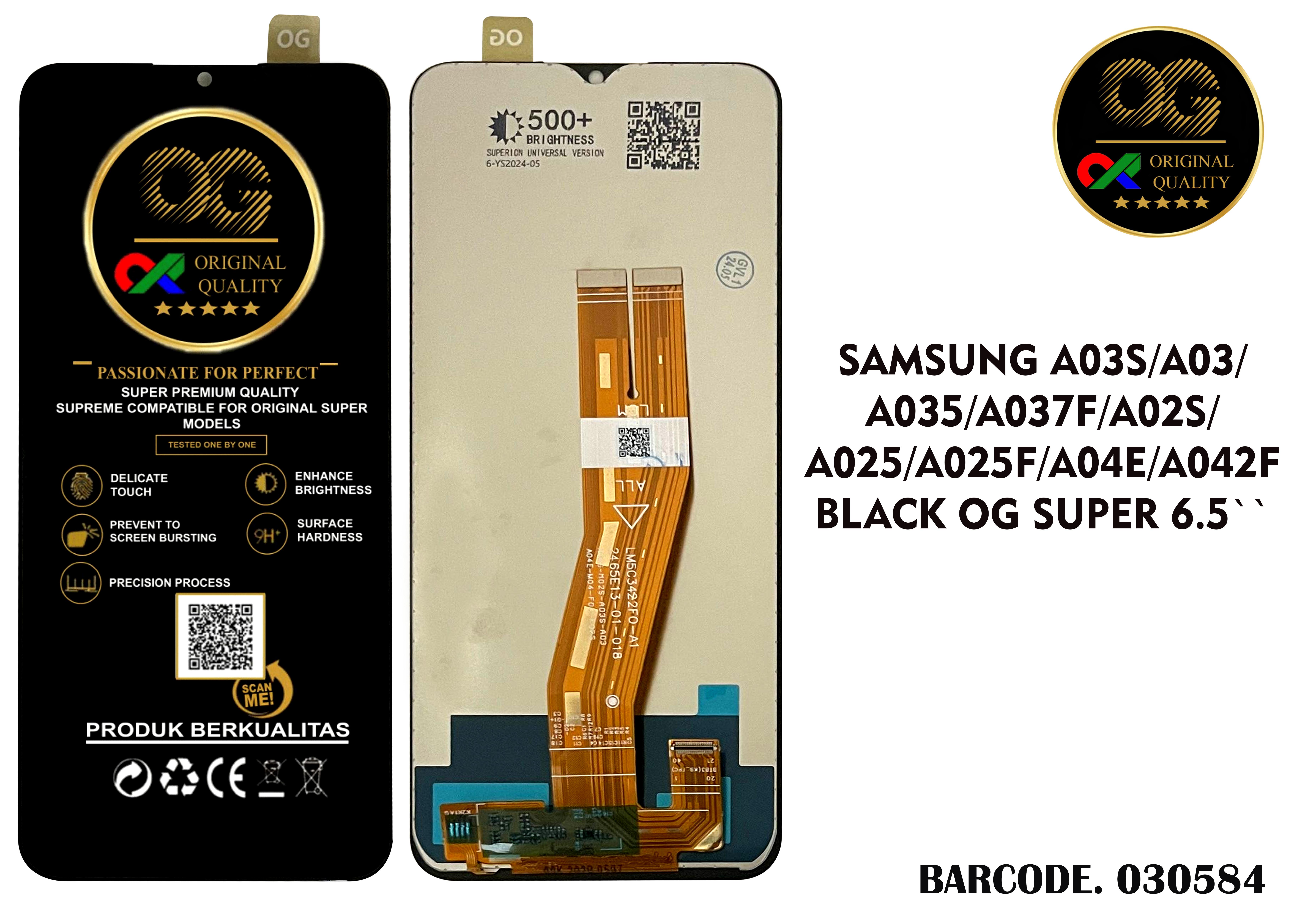 LCD Samsung A02S / Samsung A03 / Samsung A03S / Samsung A04E OG Super