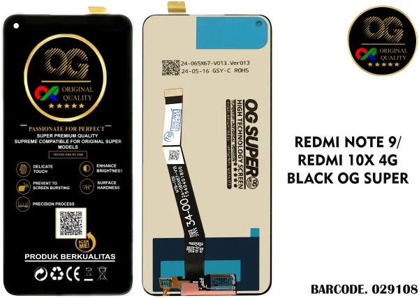 LCD Xiaomi Redmi Note 9 / Redmi 10X 4G OG Super