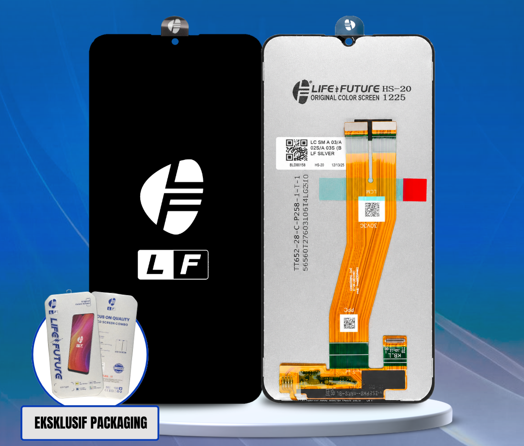 LCD Samsung A02S / Samsung A03 / Samsung A03S / Samsung A04E LF Silver