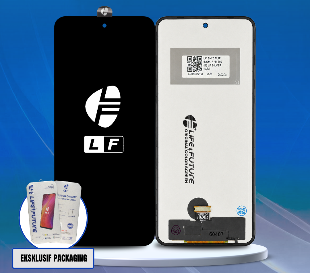 LCD Samsung Z Flip 5 / SM-F731 Big LF Silver