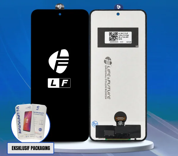 LCD Samsung Z Flip 4 / SM-F721 Big LF Silver