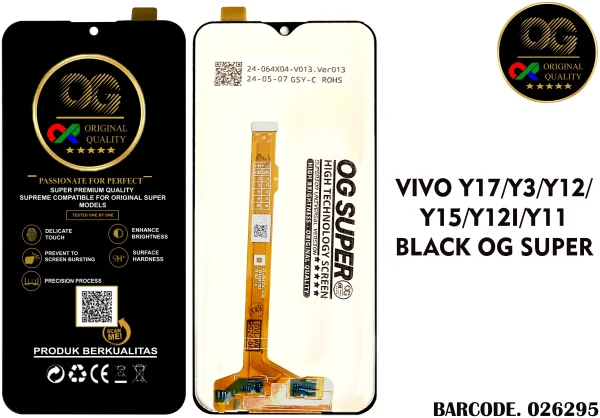 LCD Vivo Y12 / Y12I / Y15 / Y17 / Y3+ / Y3 / Y11 OG Super