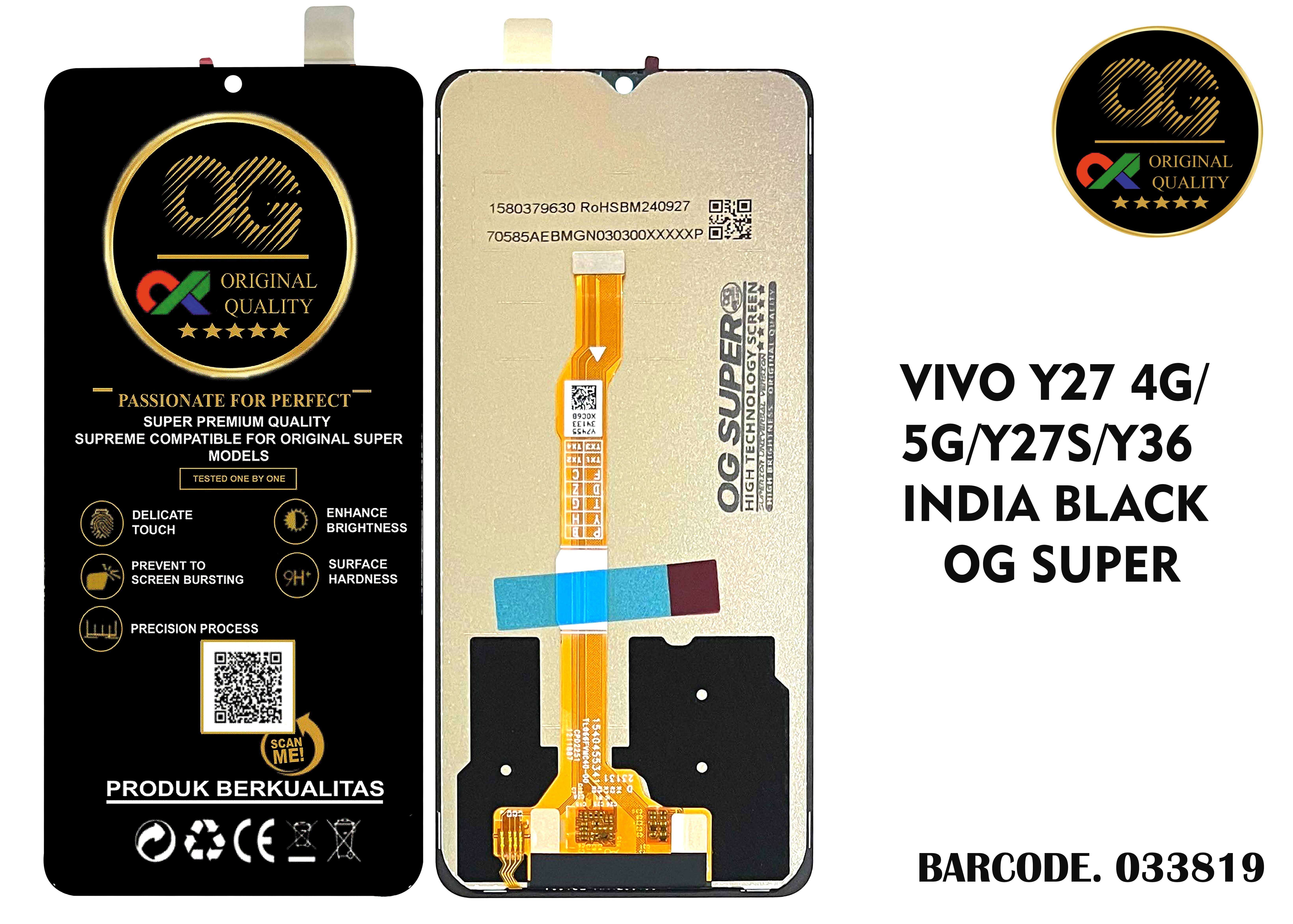 LCD Vivo Y27 4G / Y27 5G / Y27S / Y35+ / Y36 OG Super