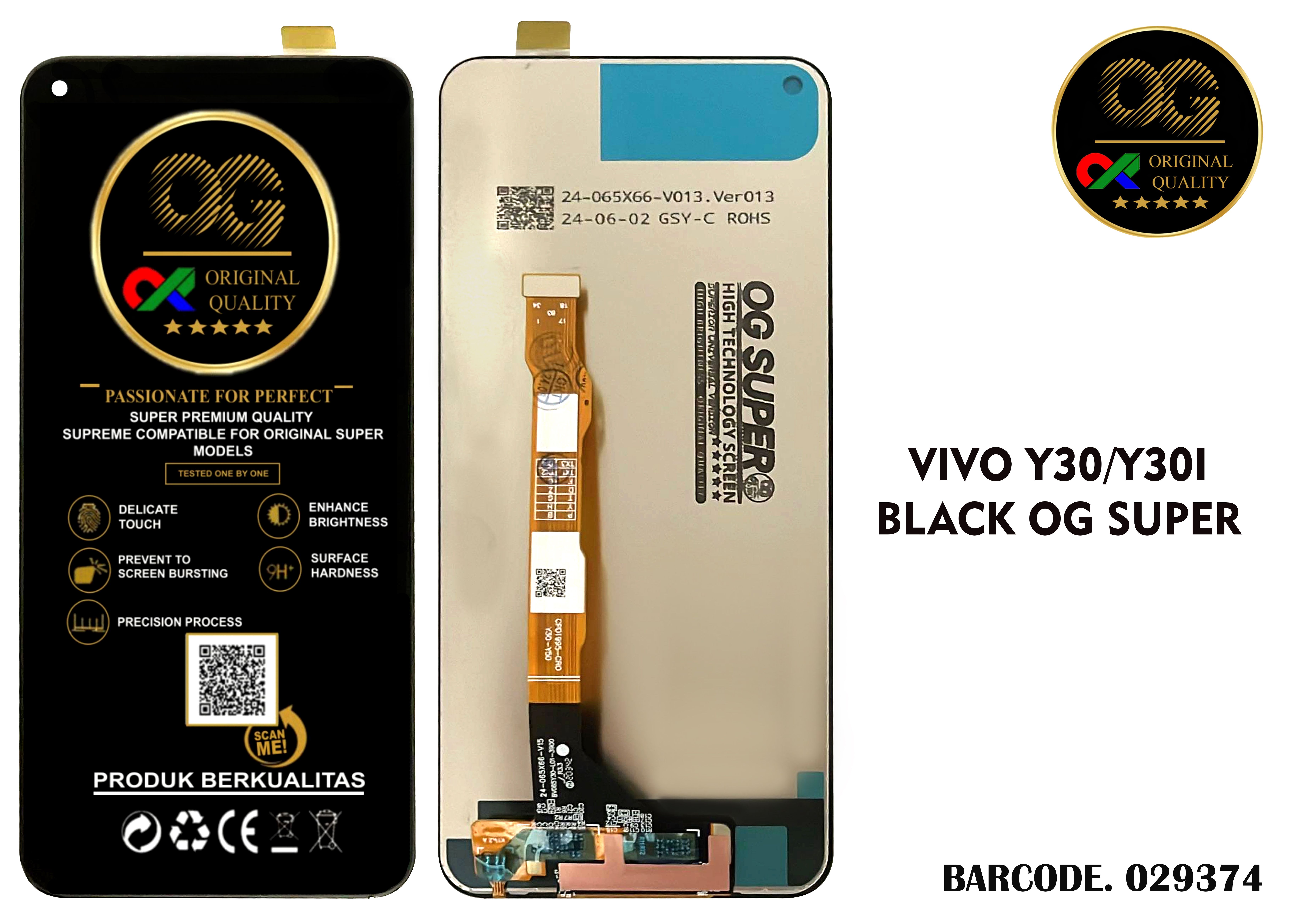 LCD Vivo Y30 / Y30I OG Super