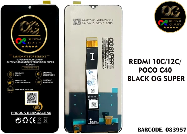 LCD Xiaomi Redmi 10C / Poco C40 OG Super