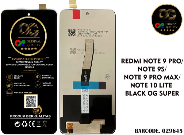 LCD Xiaomi Redmi Note 9 Pro / Note 9S / Note 10 Lite / Poco M2 Pro OG Super
