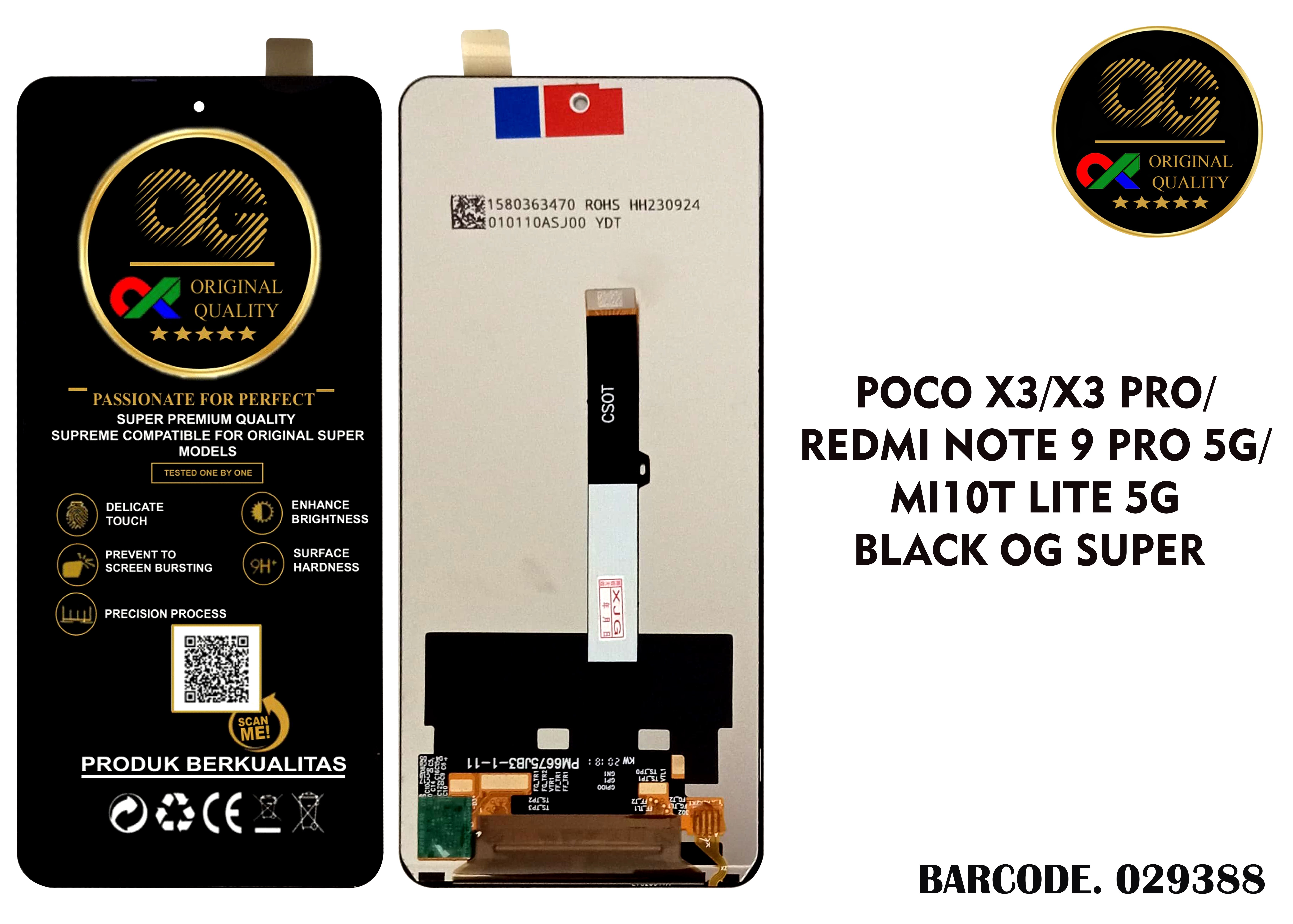 LCD Xiaomi Poco X3 / X3 Pro / X3 NFC / Note 9 Pro 5G / Mi 10T Lite OG Super