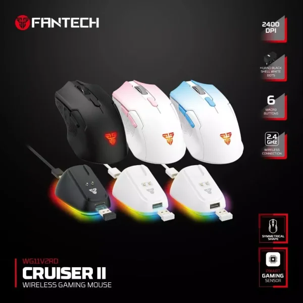 Fantech Cruiser II WG11V2RD Gaming Mouse