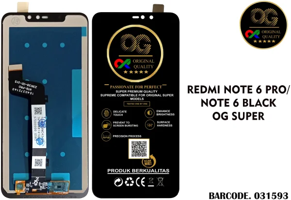 LCD Xiaomi Redmi Note 6 Pro OG Super